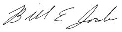 Bill Jordan signature
